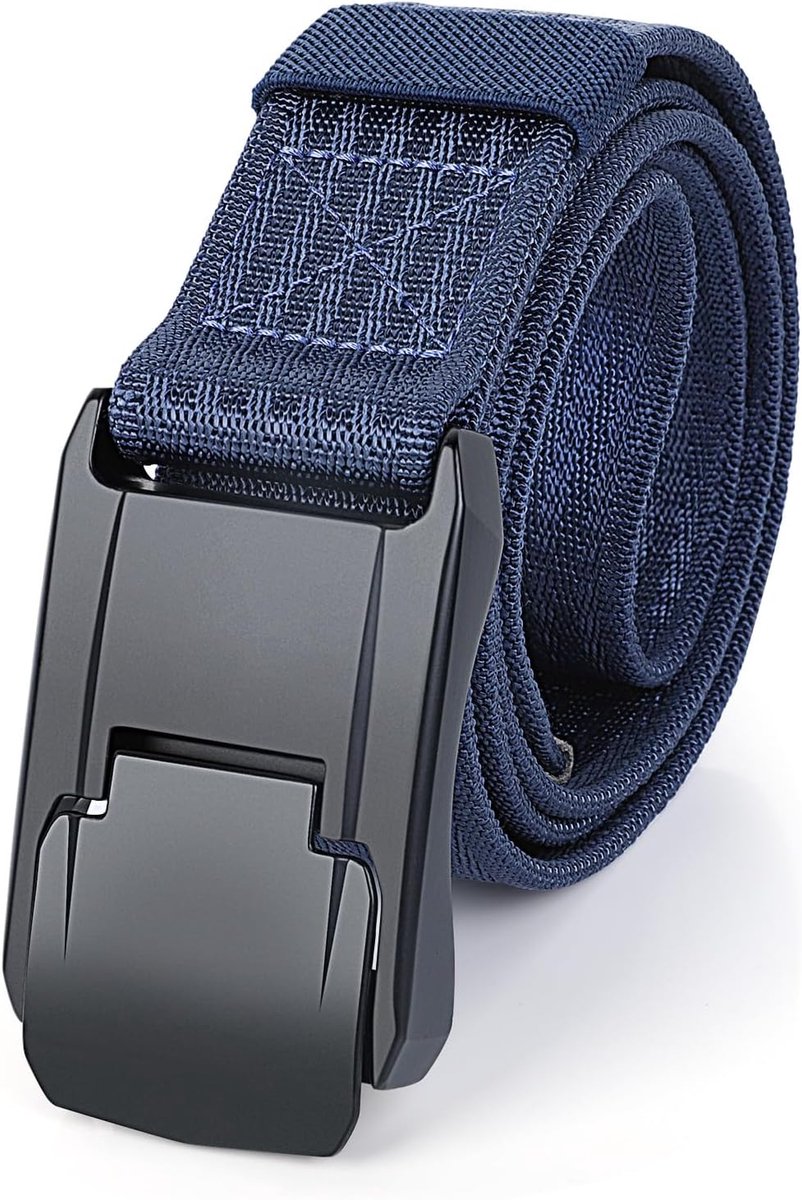 Tactische riem, elastisch, 3,8 cm, werkriem voor heren, met