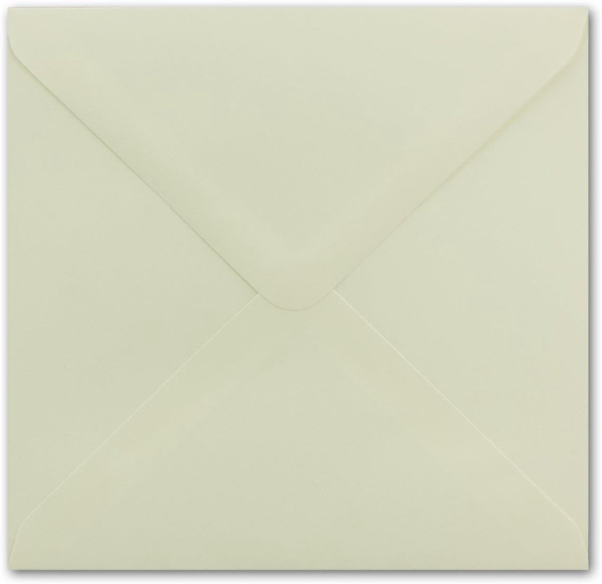 Vierkante Enveloppen - Papier - Champagne - 15 x 15 cm - 100 g/m² - Nat Lijmen