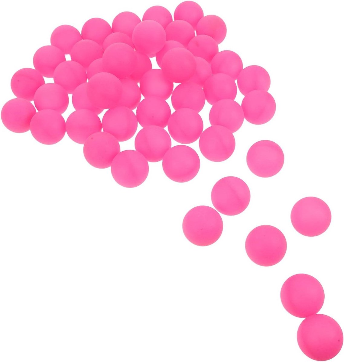 Tafeltennisballen - Feestballen Loterij - Feestdecoratie Knutselen - Gestructureerd Oppervlak - 50 Stuks - Rooskleurig