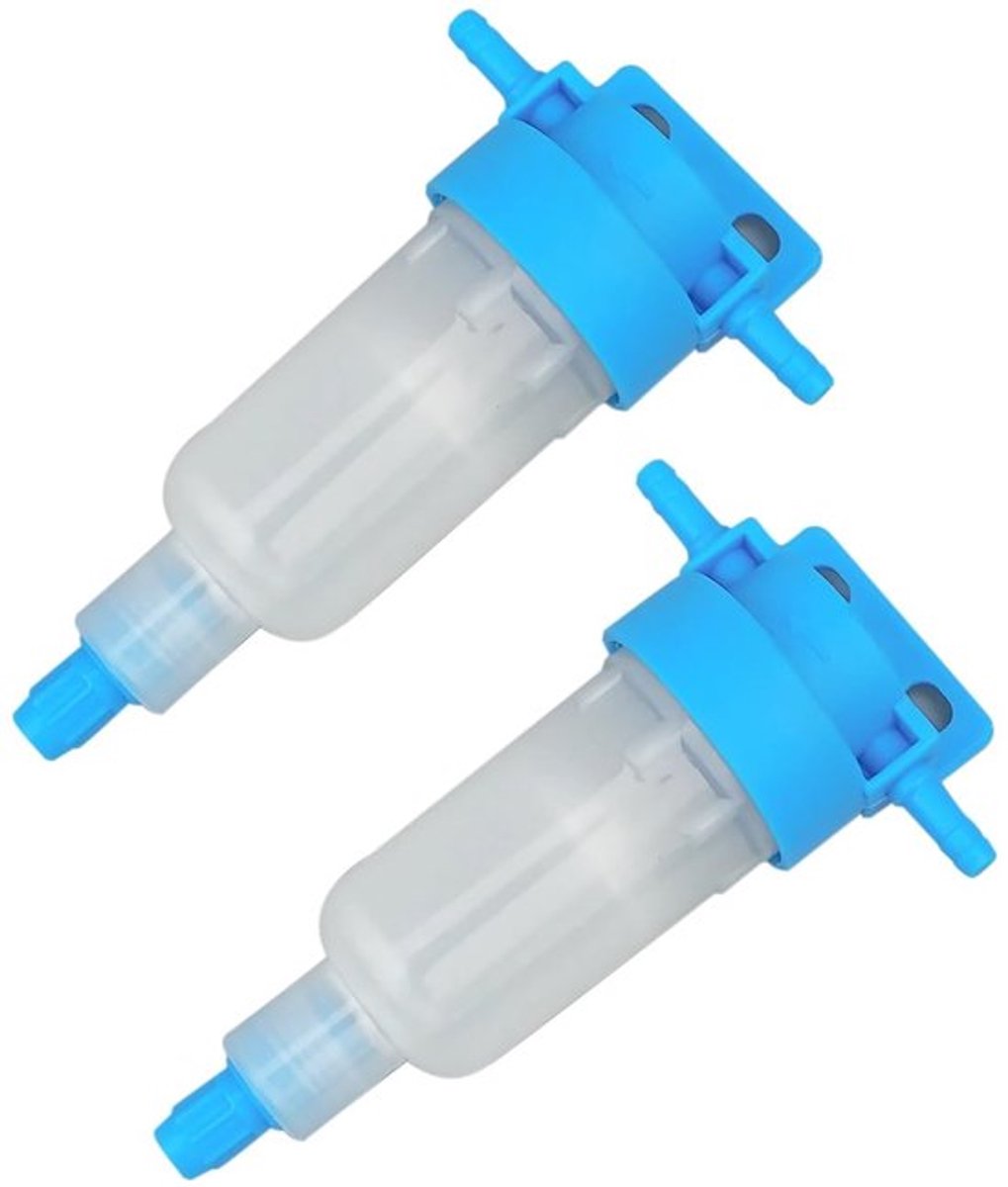 Dailygoody - Olie-waterafscheider - Dieselfilter - Universeel - Blauw