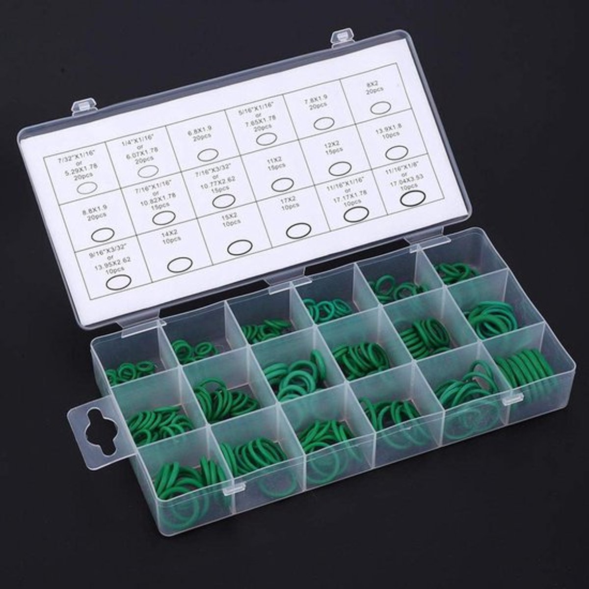 Dailygoods- O Ring Nitrilrubber - Ringset voor hoge temperaturen - Afdichting voor