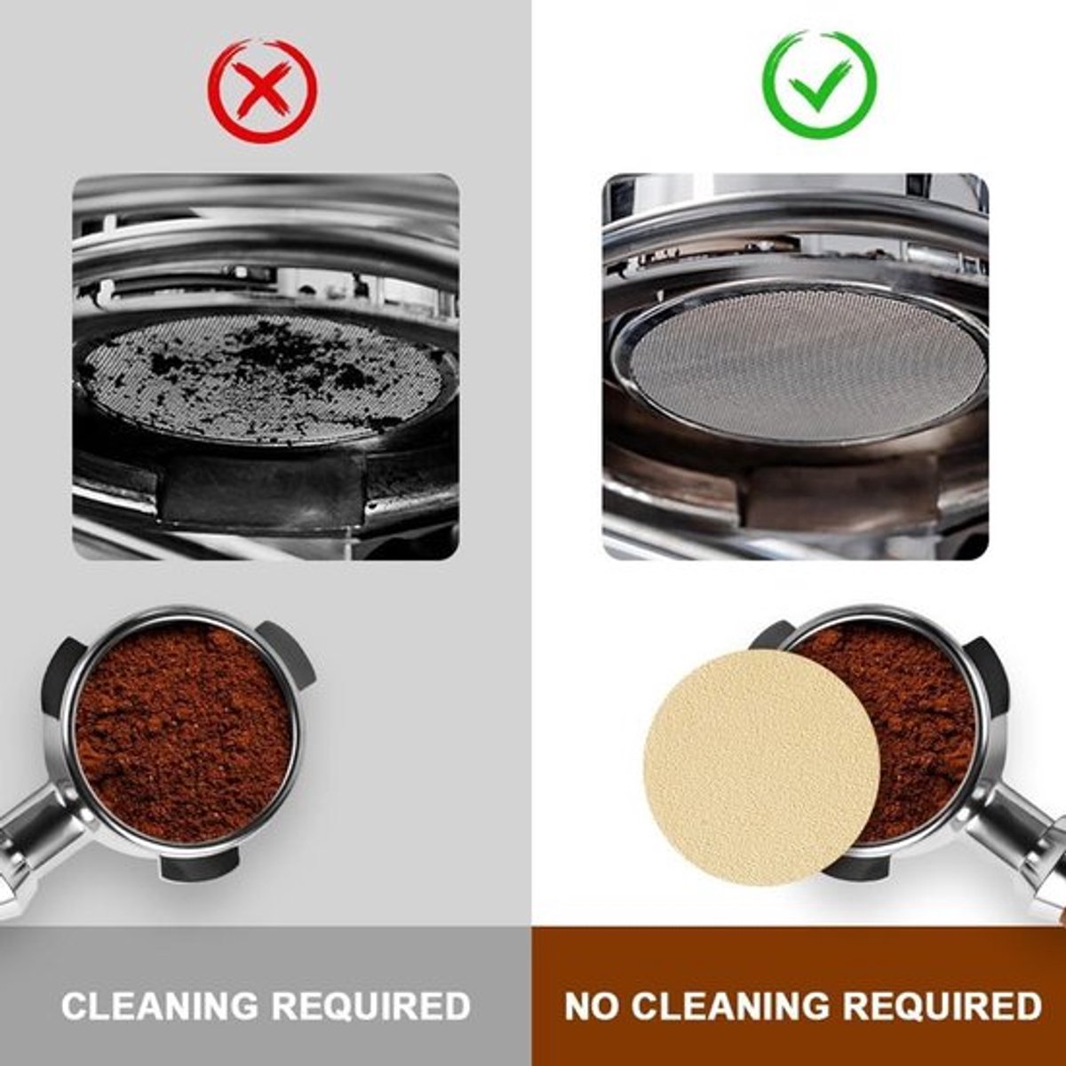 Papieren koffiefilters - Dailygoody - 400 stukken