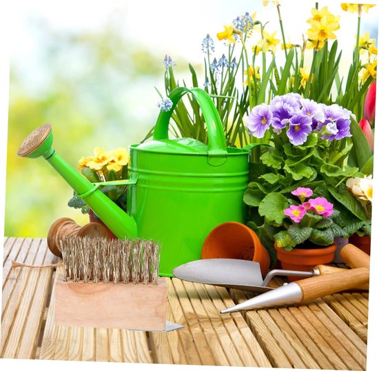 Onkruid Borstel Set - Tegel Schraper - Tuin Schoonmaken - Antislip Handvat - 2 Stuks - Diverse Kleuren — afbeelding 3