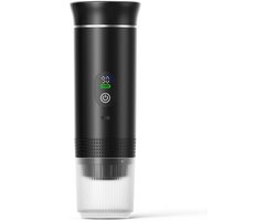 Elektrisch Koffiezetapparaat - Draagbare Machine - Koffie Zetten - Digitaal Display - 60 Milliliter - Zwart