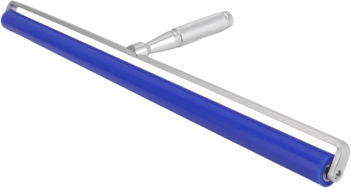 Handmatige Rol - Stofverwijderaar Plakroller - Delicate Oppervlakken Reinigen - Lage Viscositeit Siliconen - 18 Inch - Blauw