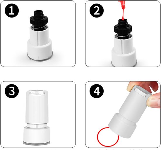 Golfbal Sjabloon - Stempel Gereedschap - Golfbal Markeren - Herbruikbaar en Sneldrogend - 1.5 cm Afdruk - Diverse Kleuren — afbeelding 5