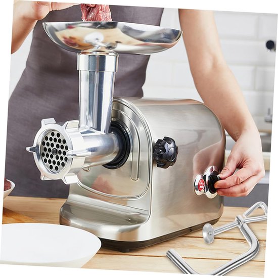 Pastamachine Onderdelen - Accessoires Set - Zelf Pasta Maken - Verstelbare Klem - 2 Stuks - Zilver van Pastamachine — afbeelding 4