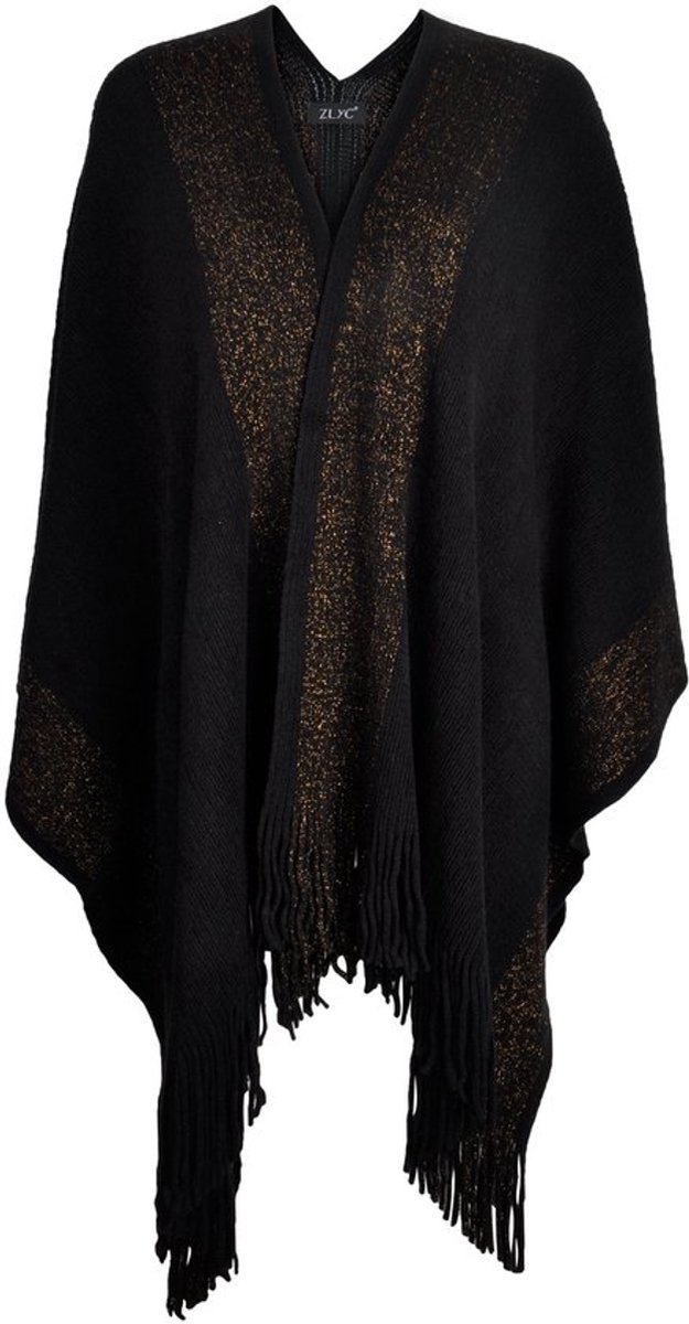 Dailygoods - Korte warm vest - Poncho winter multifunctie