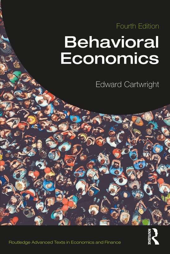 Vierde editie van Gedragseconomie door Edward Cartwright, met een massa mensen van bovenaf gezien op de kaft.