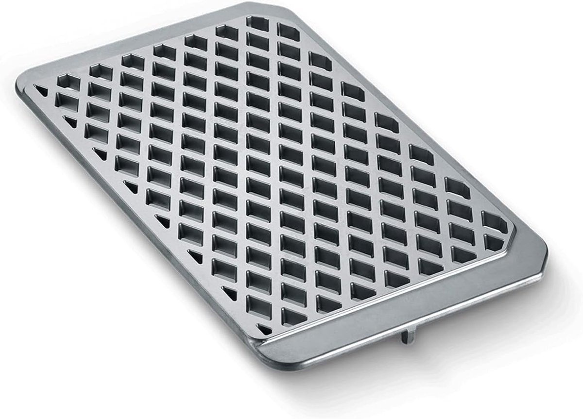 Gietijzeren Rooster Grillplaat Accessoire Professioneel Grillen Hittevasthoudend 20x34 cm Zwart