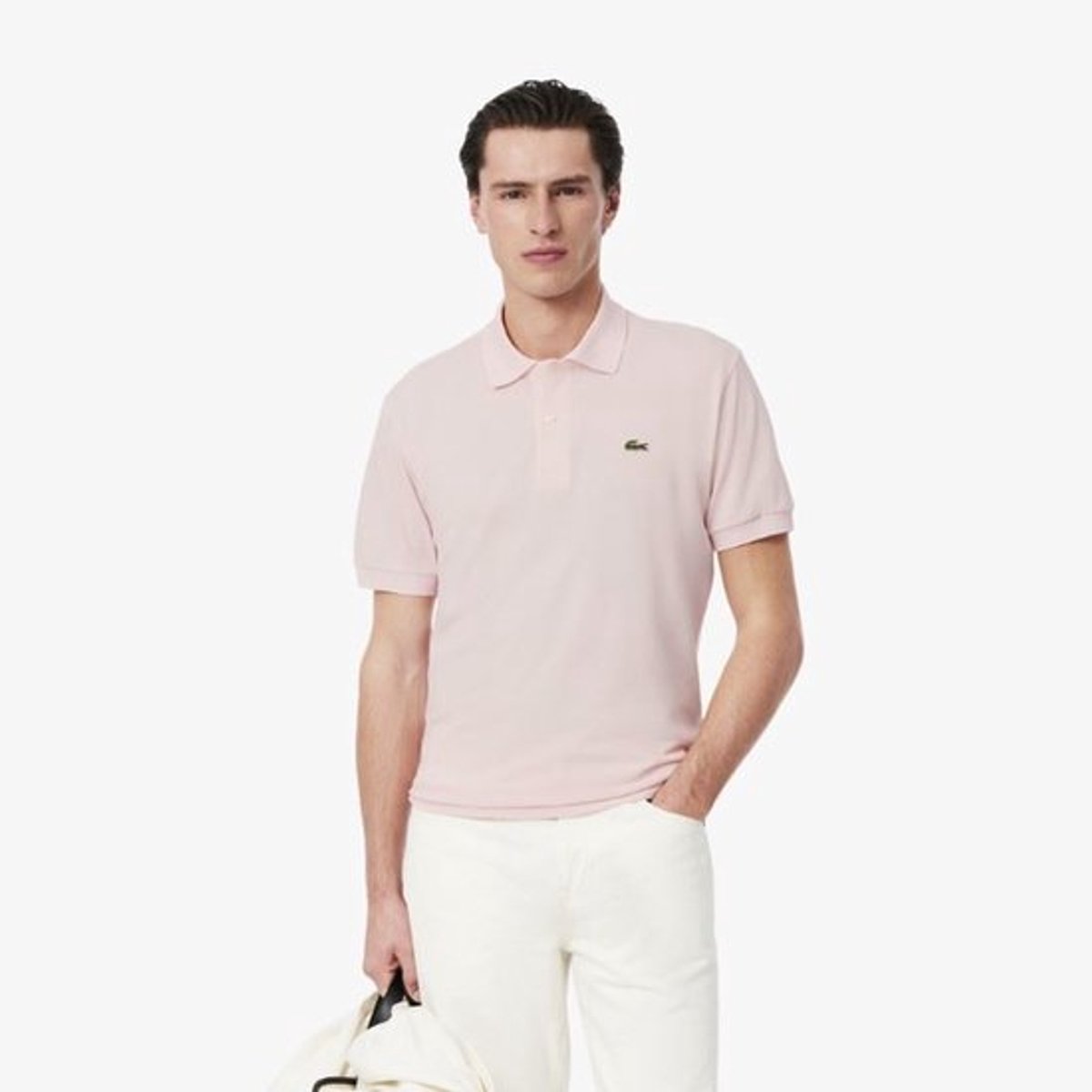 S/S Polo Heren Flamingo 4 Roze