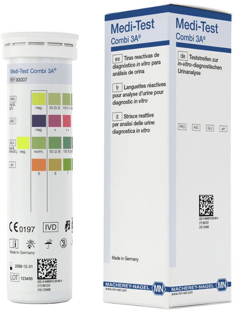 Medi-Test Combi 3A urine 50 teststrips