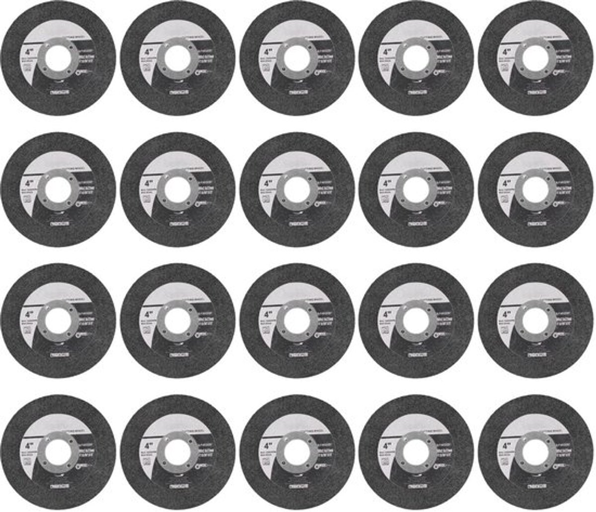 Dailygoods- Snijwiel 100 mm - 20 Stuks - Snijwielen voor Metaal