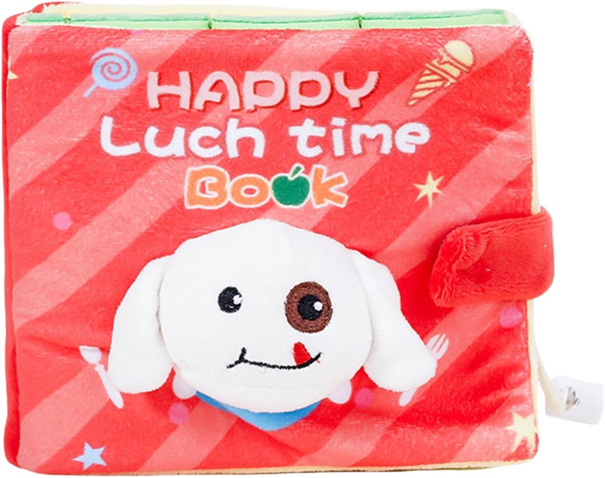 Honden Puzzelboek - Snuffelmat Hond - Mentale Stimulatie - Interactief Voer Verstop - 16 x 14 x 6 cm - Multicolor