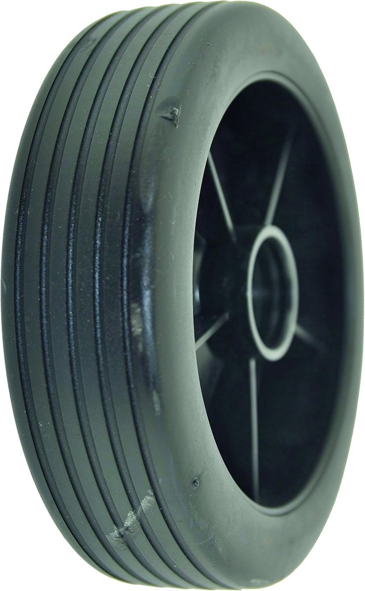 Vervangend Wiel - Aanpasbaar Onderdeel - Grasmaaier Reparatie - Universele Pasvorm - 170 mm Diameter - Zwart