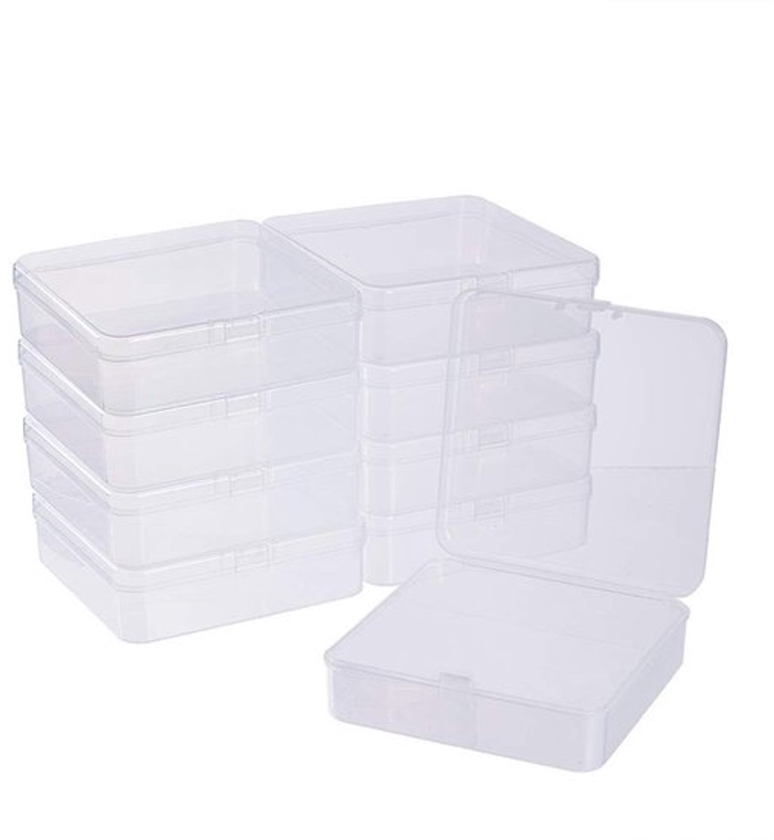 Transparante containers voor sieraden opbergen