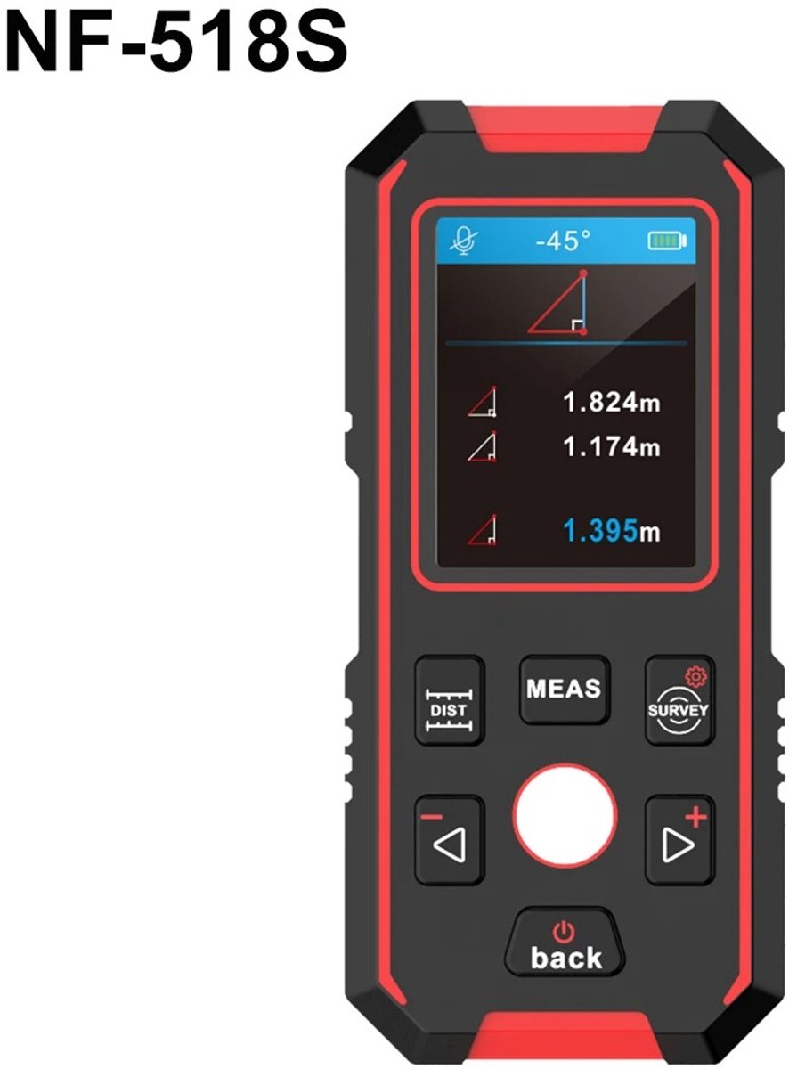 Cventrix Metaaldetector - Wandscanner - Laserafstandsmeter - Live Wire LCD-scherm - Wanddetector