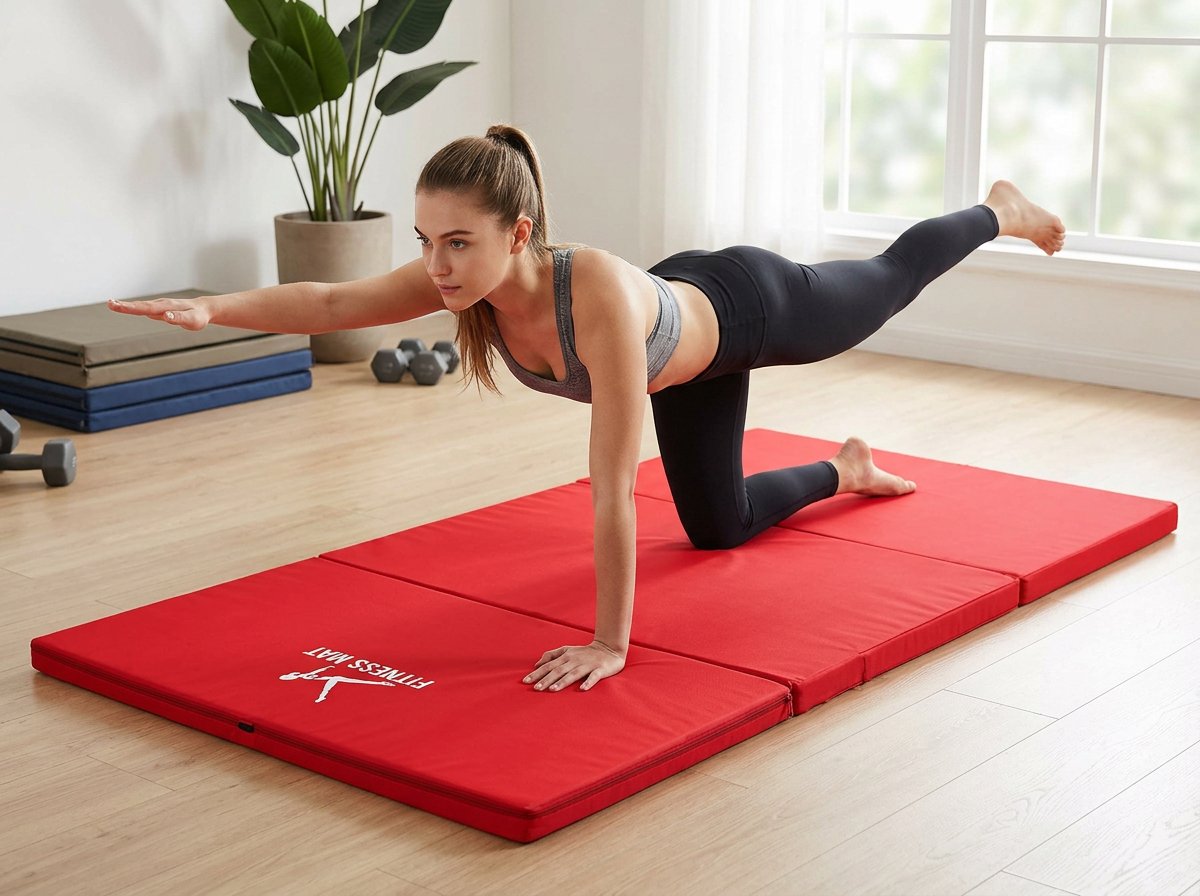 FITNESS 120 Trainingsmat – Extra Brede Oxford Fitnessmat – Waterafstotende Sportmat voor Thuis en Gym