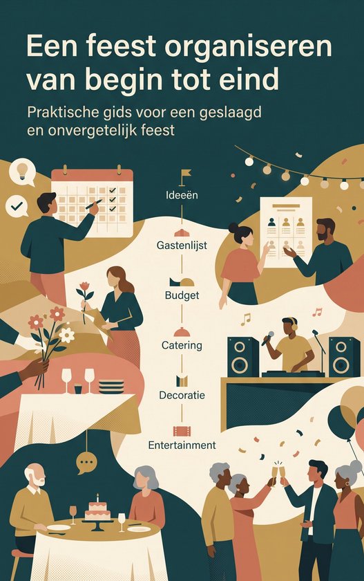 Een feest organiseren van begin tot eind - cover