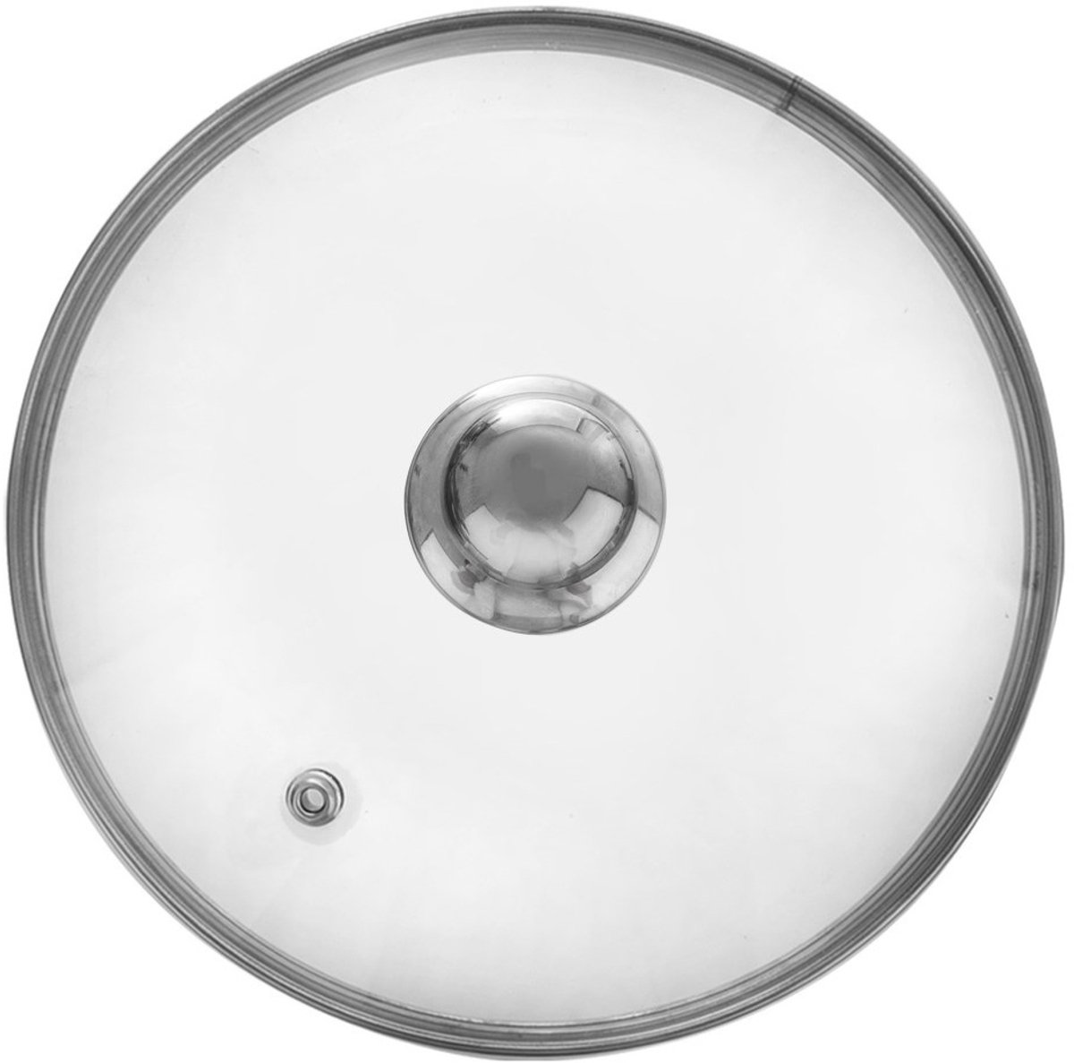 Merkloze Hittebestendige Glazen Deksel 24cm met Ontluchter