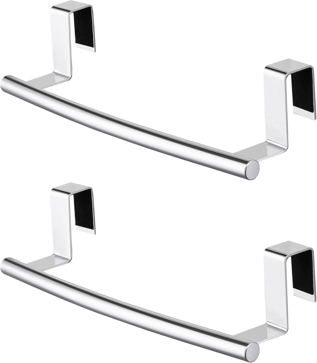 Handdoekrek voor radiator - Gepolijst - 26,4 x 7,4 x 5,1 cm - Roestvrij Staal SUS304 - Voor Keuken en Badkamer