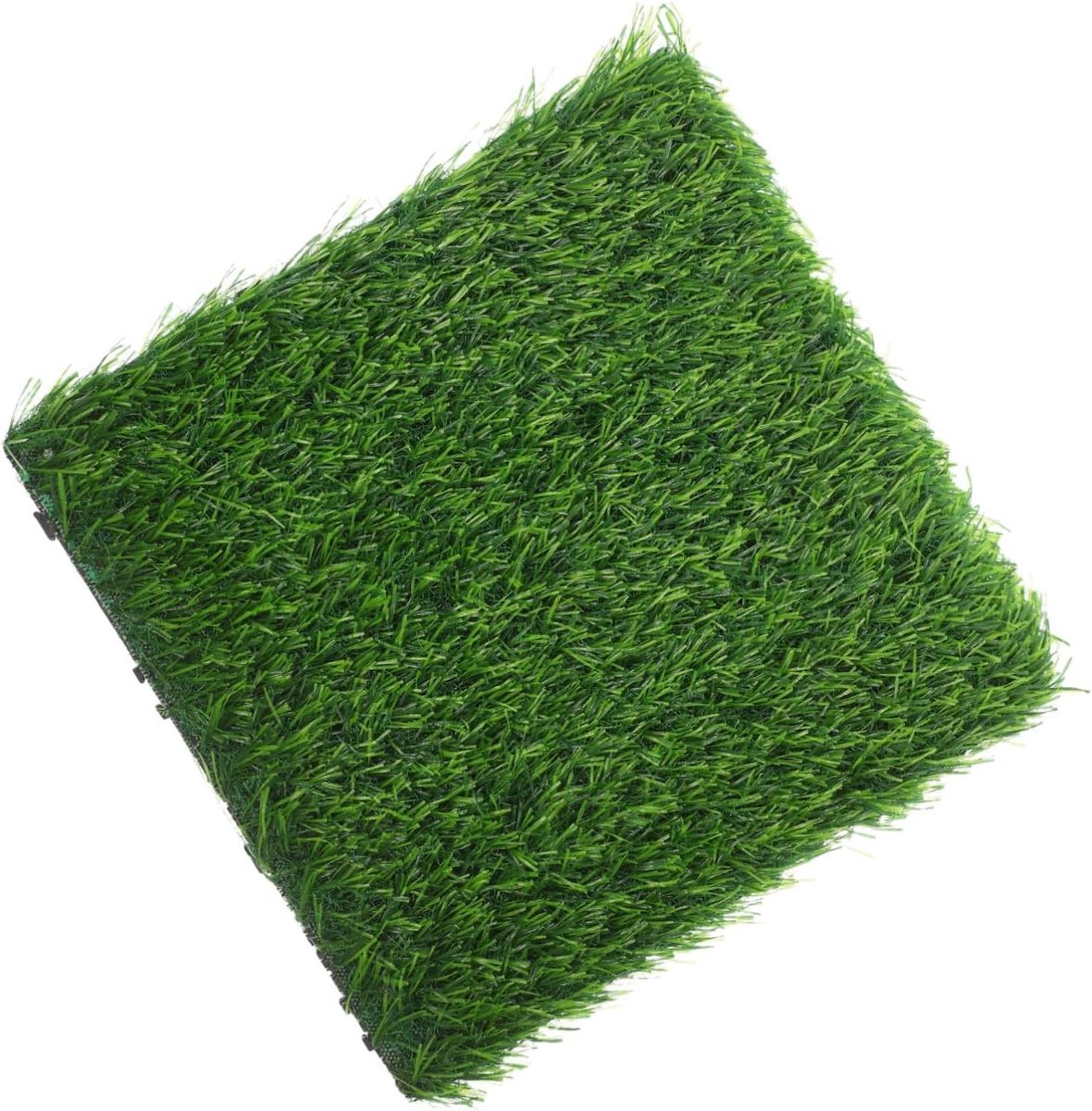 Kunstgras Tegels - Nepgras Mat - Tuin Decoratie - Weerbestendig Materiaal - 30 x 30 cm - Groen
