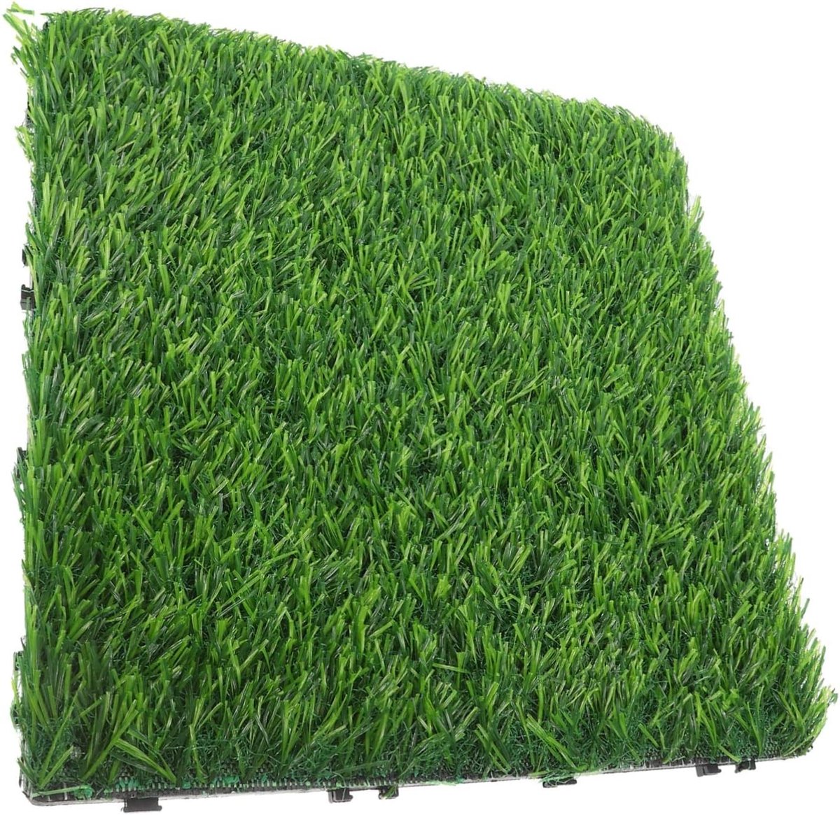 Kunstgras Matten - Kunstgras Tegels - Buiten Decoratie - Snel Drainage Ontwerp - 30 x 30 x 3 cm - Groen