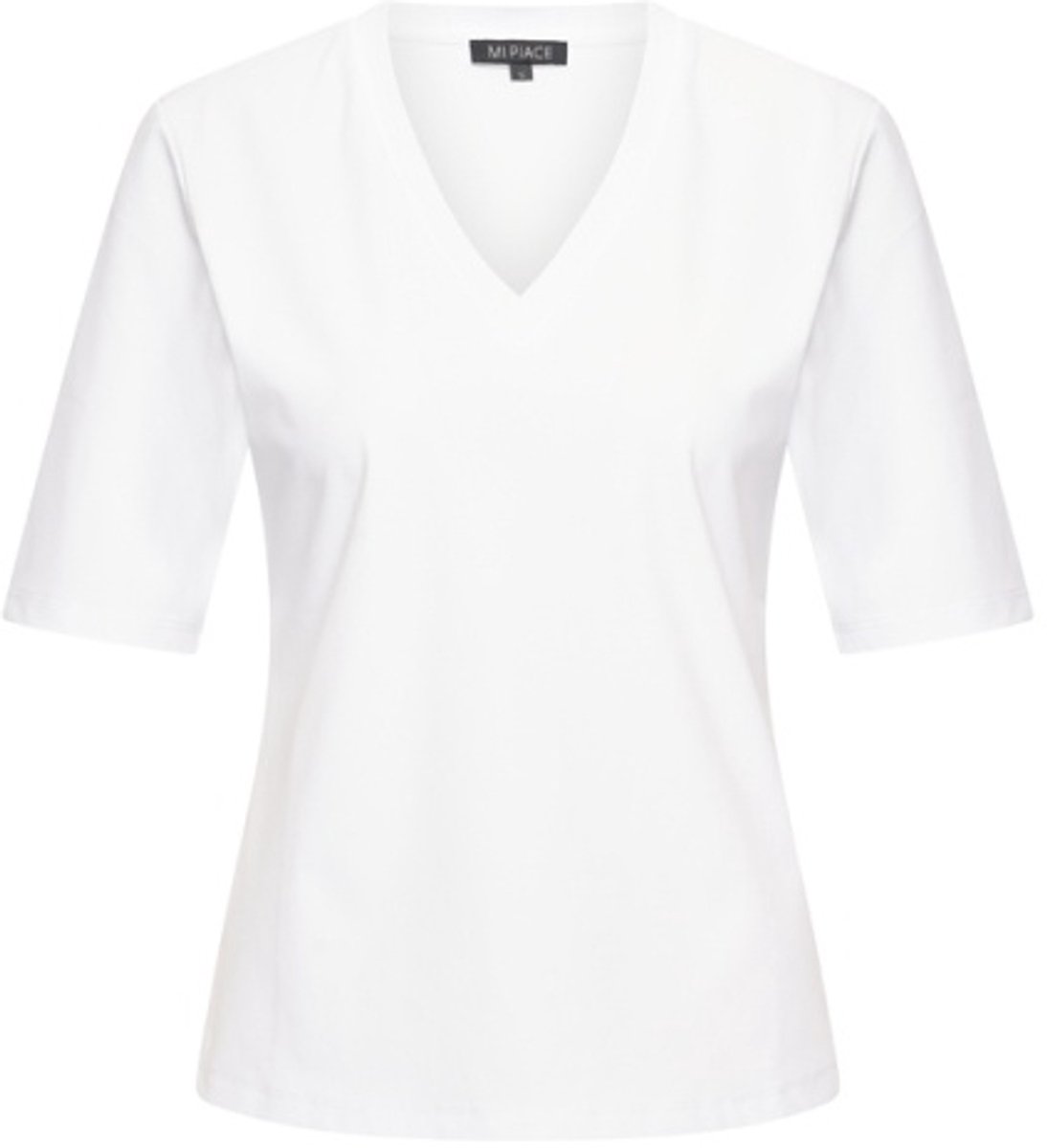 MI PIACE - Travel T-shirt Uni White 2271 - Maat : M
