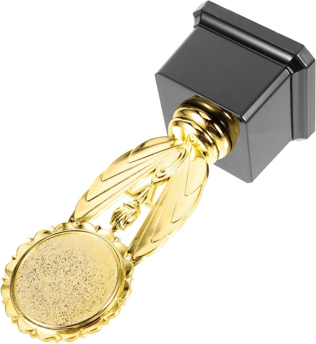 Mini Trofee Beker - Feestprijs Studenten - Wedstrijden Bekronen - Creatieve Vorm - 19.5x7.5cm - Goudkleurig