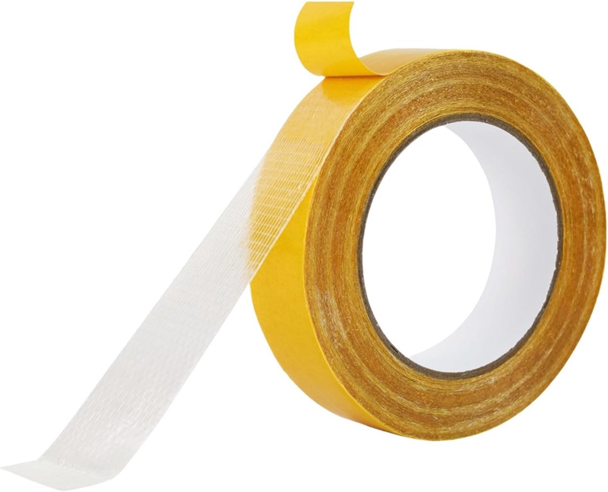 Dubbelzijdige stof tape 3cm x 10m, sterke plakband voor gordijnen, kleding en tapijt, ideaal voor naaien zonder naaimachine, knutselen en reparaties