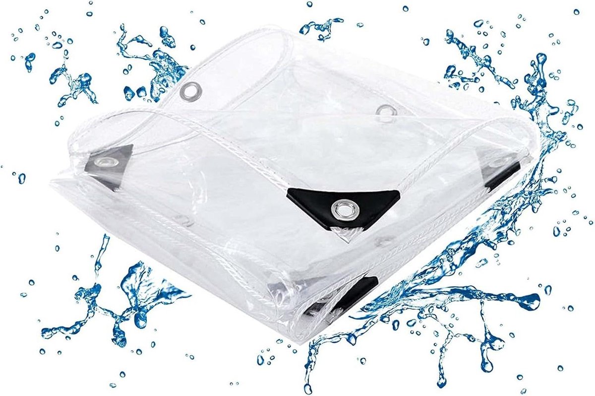 Transparante Zeil - Waterdicht Dekzeil - Tuin Beschermen - Hoge Transparantie - 3x3 m - Helder