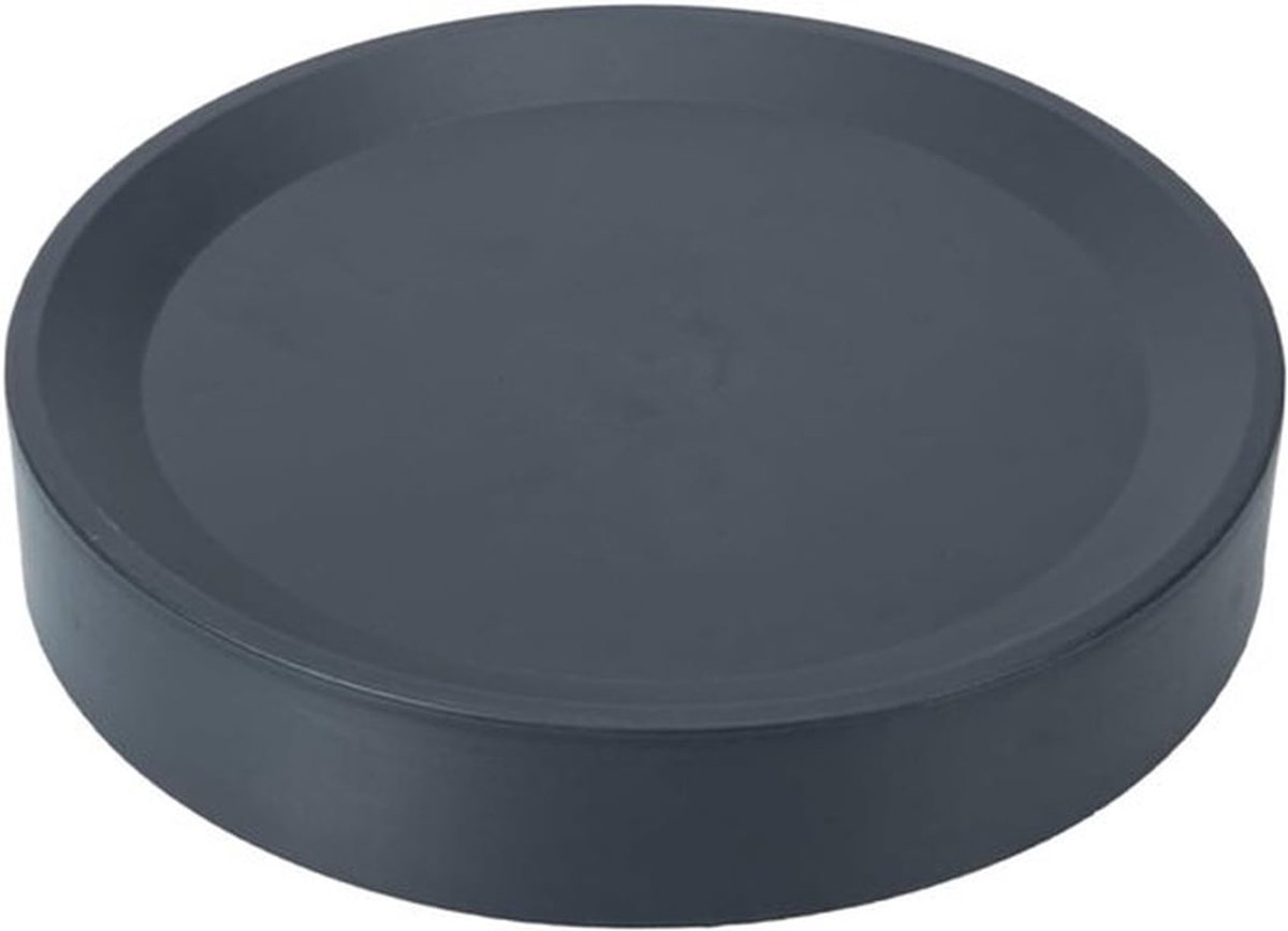 Verplaatsbare plantenroller voor bloemen en planten, grijze rolplank voor tuin en balkon, eenvoudig te manoeuvreren met een diameter van 25,5 cm