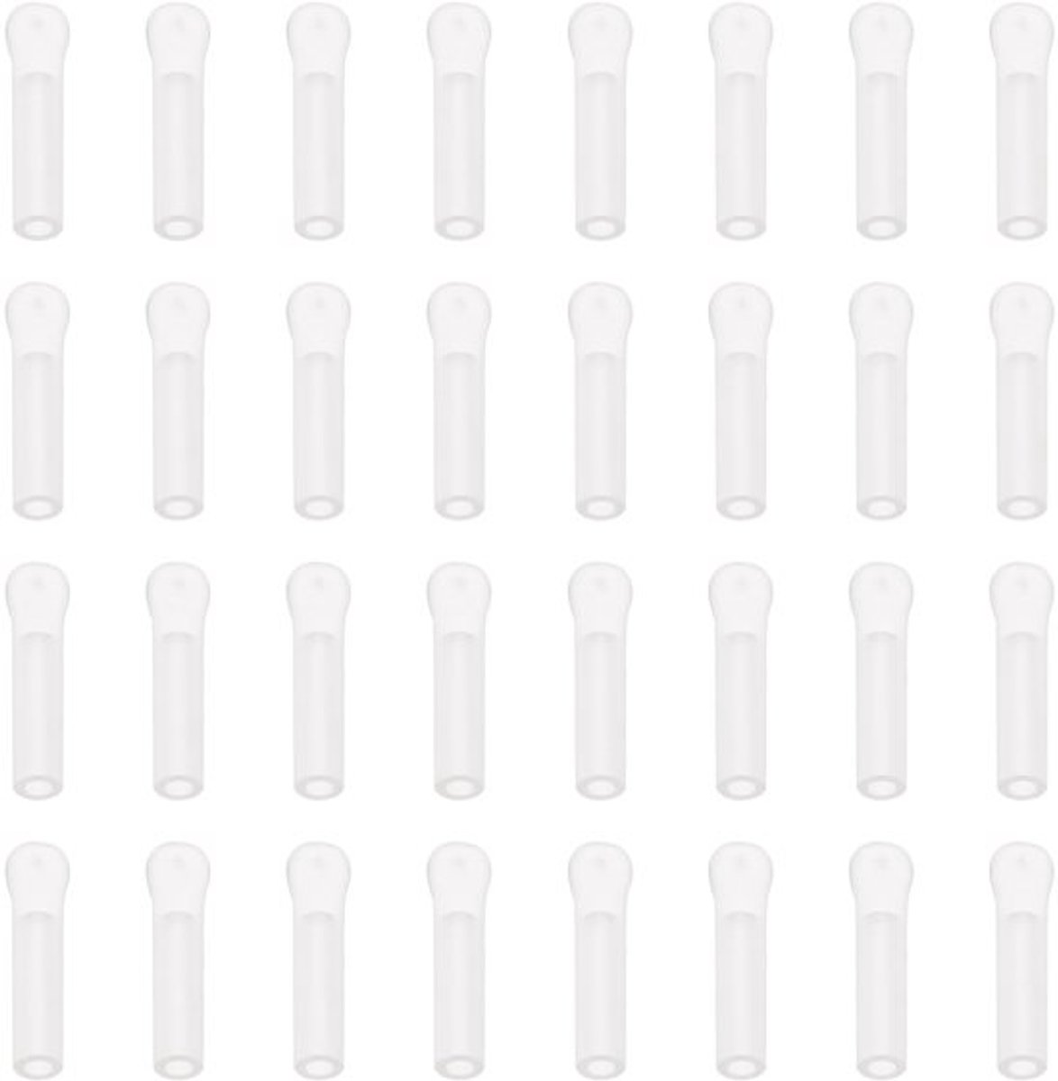 Siliconen Float Adapters - Vervangende Onderdelen - Transparant - 60 Stuks - Visgerei Accessoires - Geschikt voor Karper en Match Vissen