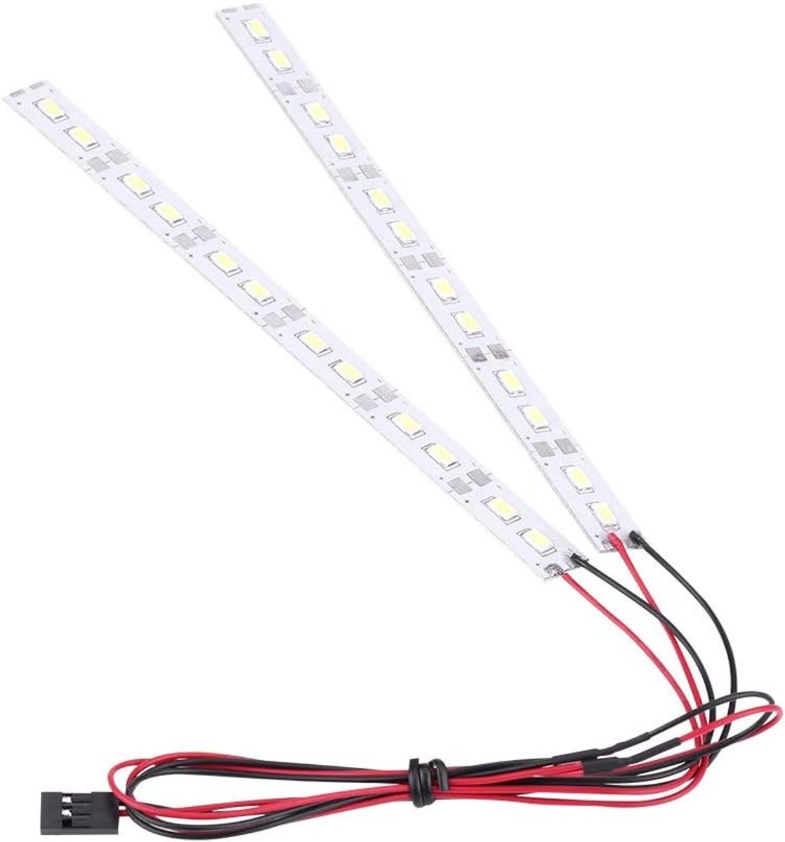 LED Strip voor RC Auto's - 6V Verlichting met 24 LEDs, 16.5 cm, Directe Voeding, Ideaal voor Modelbouw en Hobbyprojecten
