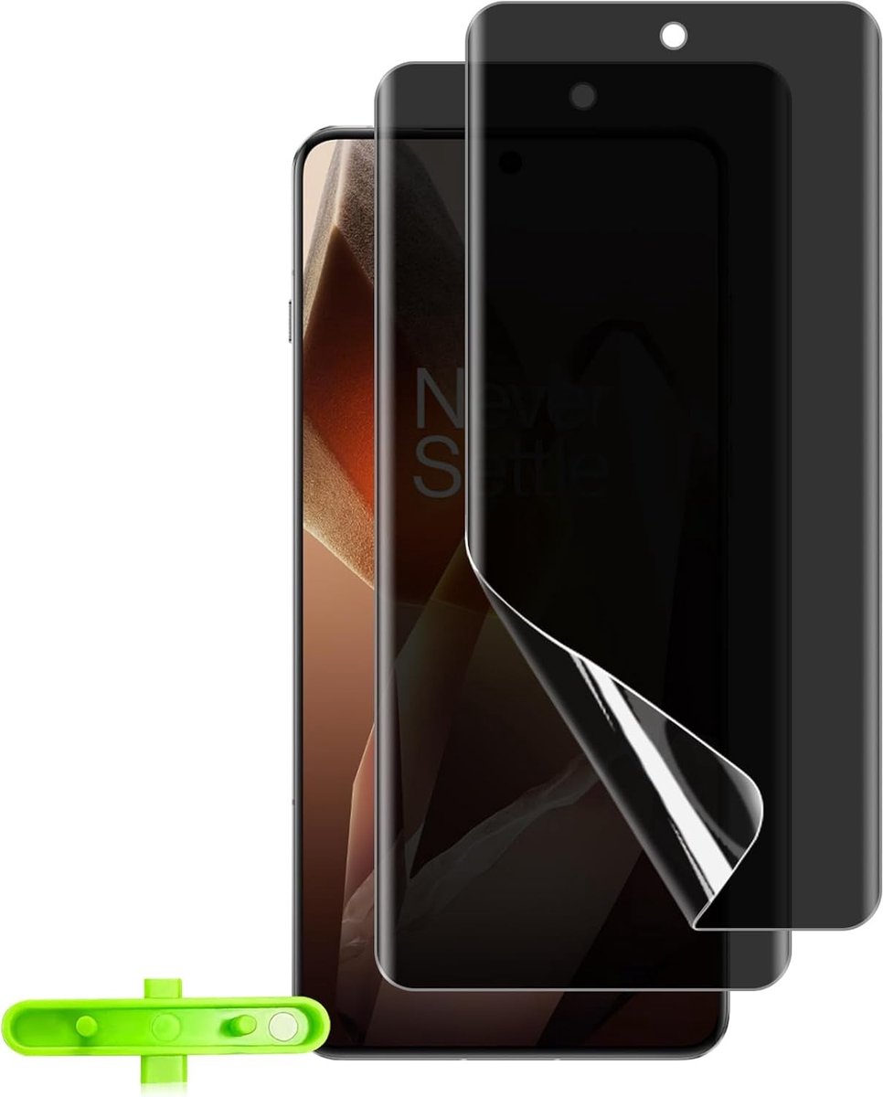 Privacy Screen Protector Set van 2 voor Oneplus 13 5G - TPU Flexibel, Anti-Spy en Krasbestendig Schermbescherming