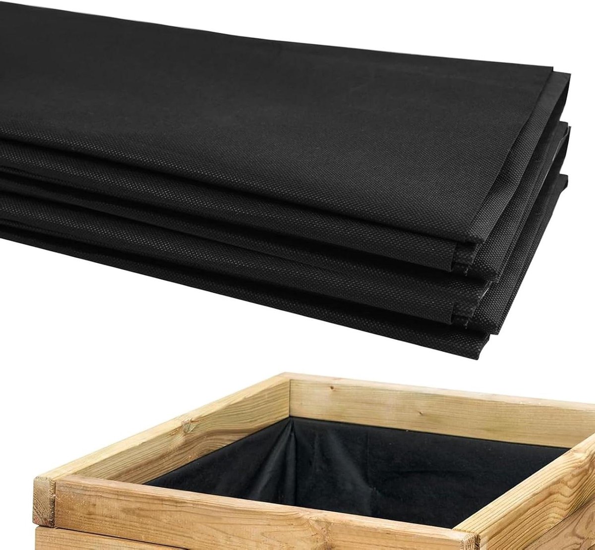 Tuinbed Voering - Bodembedekker Mat - Onkruid Voorkomen - Ademend Materiaal - 160x210cm - Niet gespecificeerd