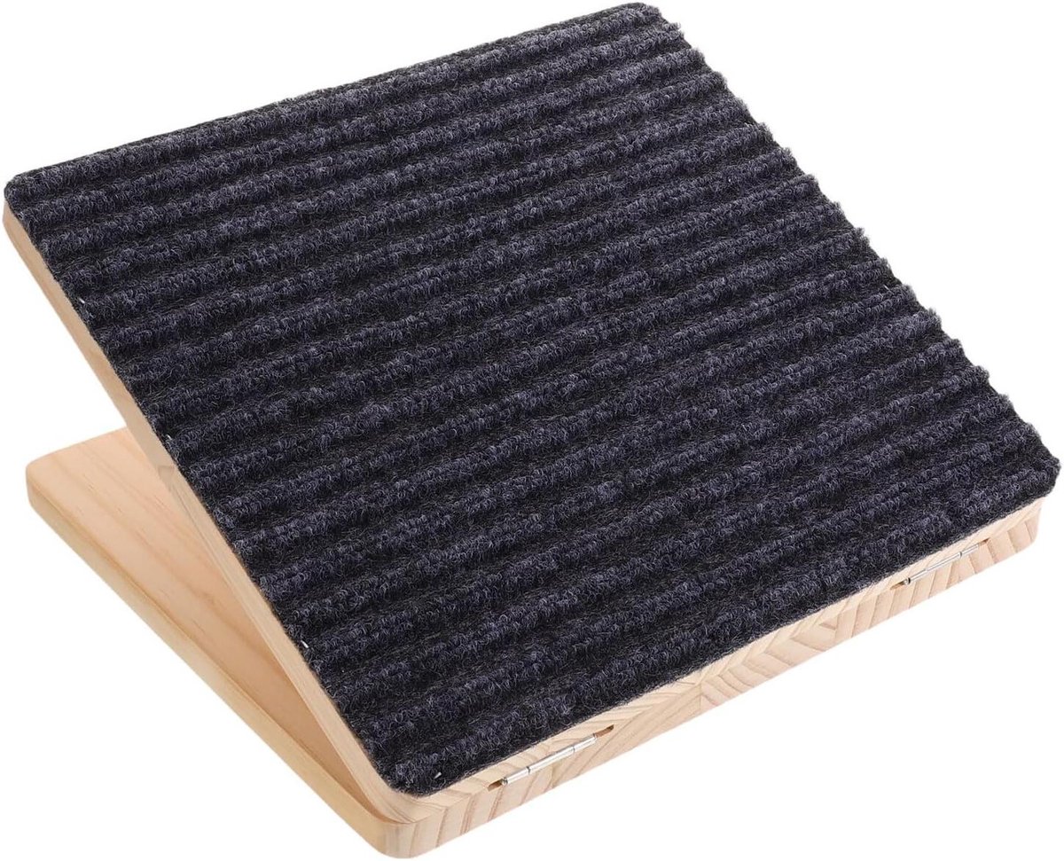 Houten Hondenhelling - Huisdier Trap - Huisdieren Helpen - Verstelbare Hoogte - 30 x 27.5 cm - Multi