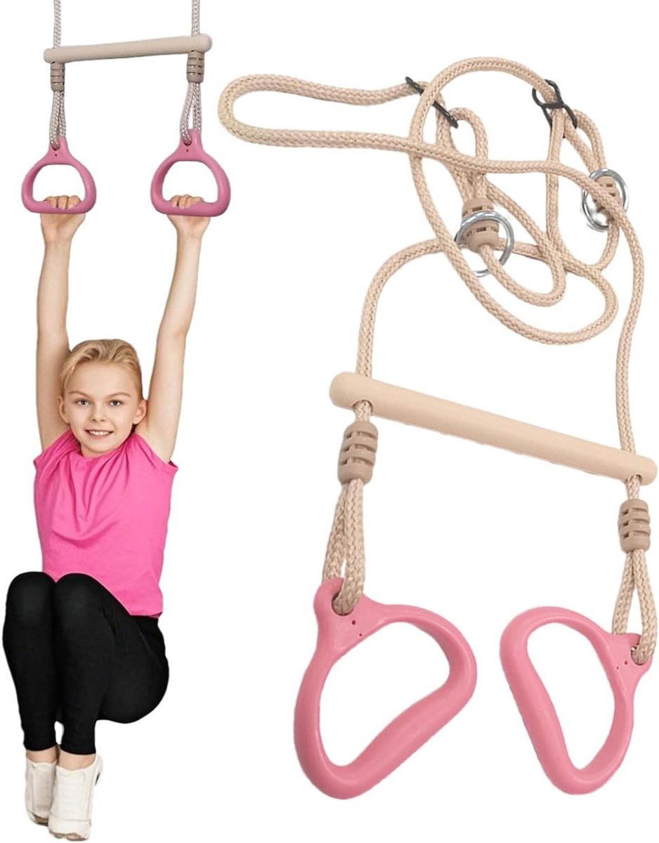 Gymnastiekringen Set - Buitenspeelapparatuur - Actief Spel - Snelle Assemblage - 12x20x12 cm - Willekeurige Kleur