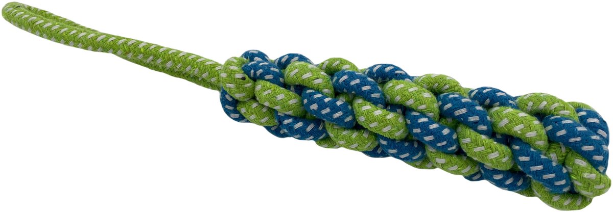 Trektouw van touw voor hond