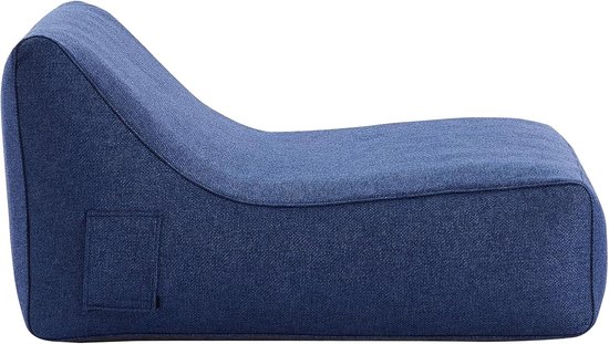 Opblaasbare Ligstoel - Strandstoel Luchtbank - Outdoor Relaxen - Dubbelwandig Textieloppervlak - 123 x 110 x 68 cm - Blauw — afbeelding 5