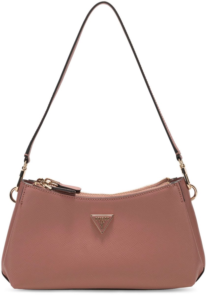 GUESS schoudertas Noelle II 3 Comp Shoulder Xbody Rosewood oud roze