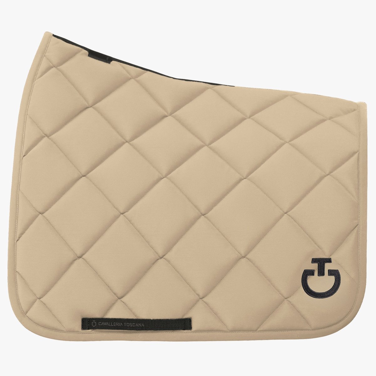 Cavalleria Toscana Diamond Quilted Jersey Zadeldek Full Beige