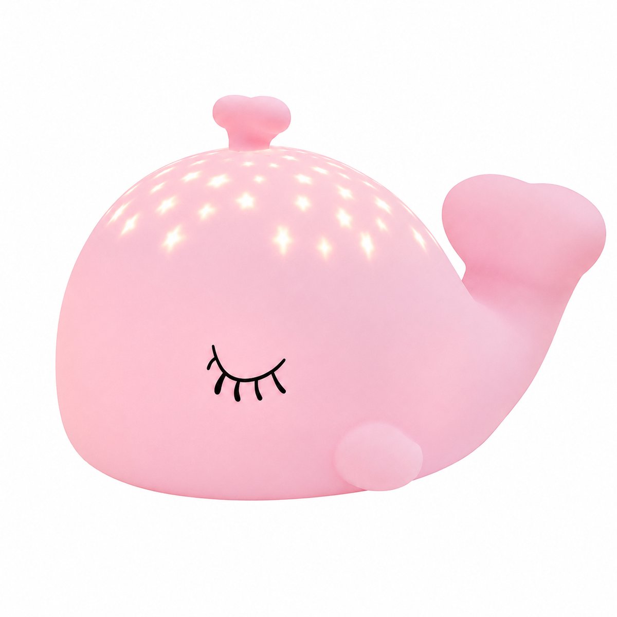 Nachtlampje - Kinderkamer Verlichting - Oplaadbaar Nachtlampje Baby - Baby Nachtlampje - Bedlampje - Roze