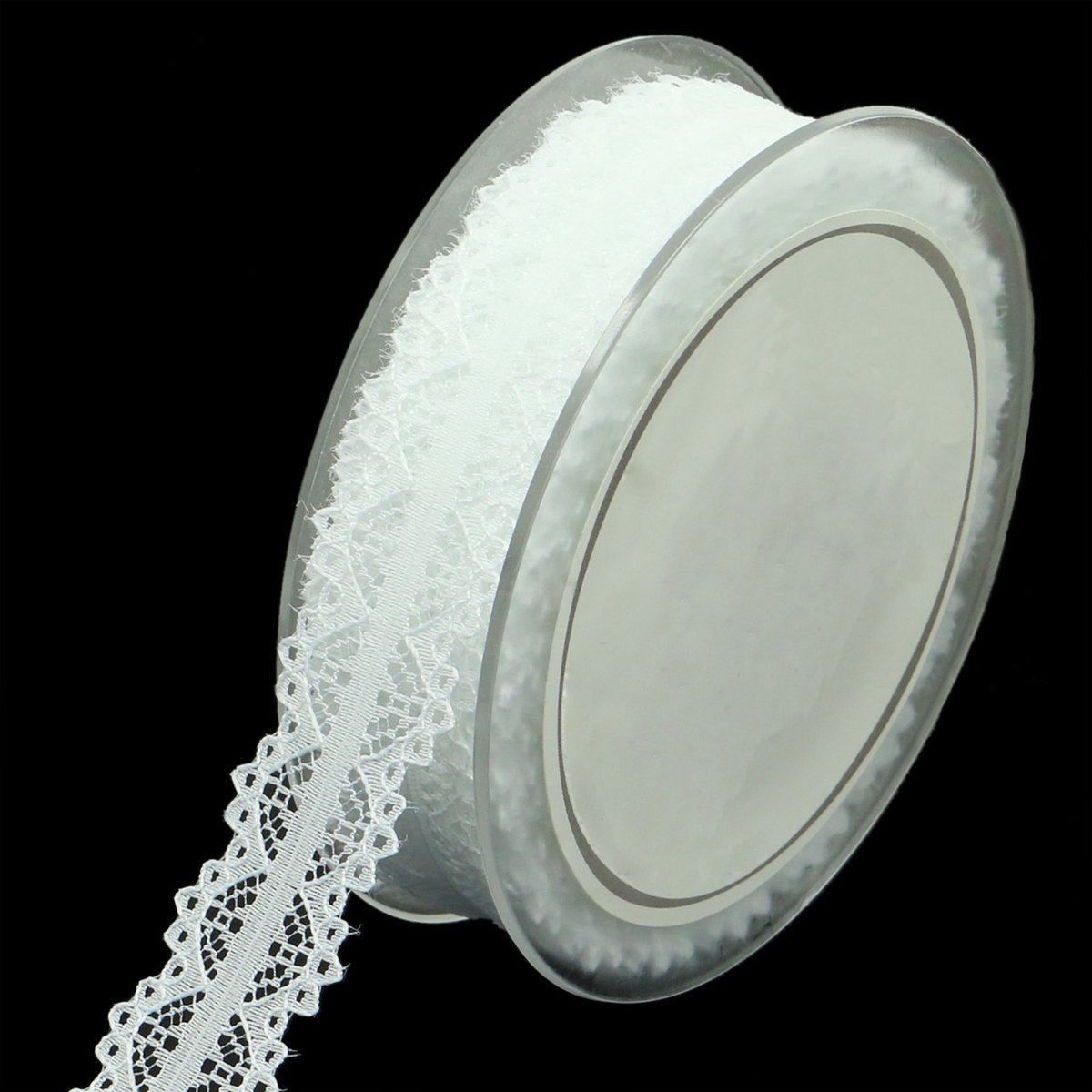 Kanten lint, wit, 26 mm, 20 m