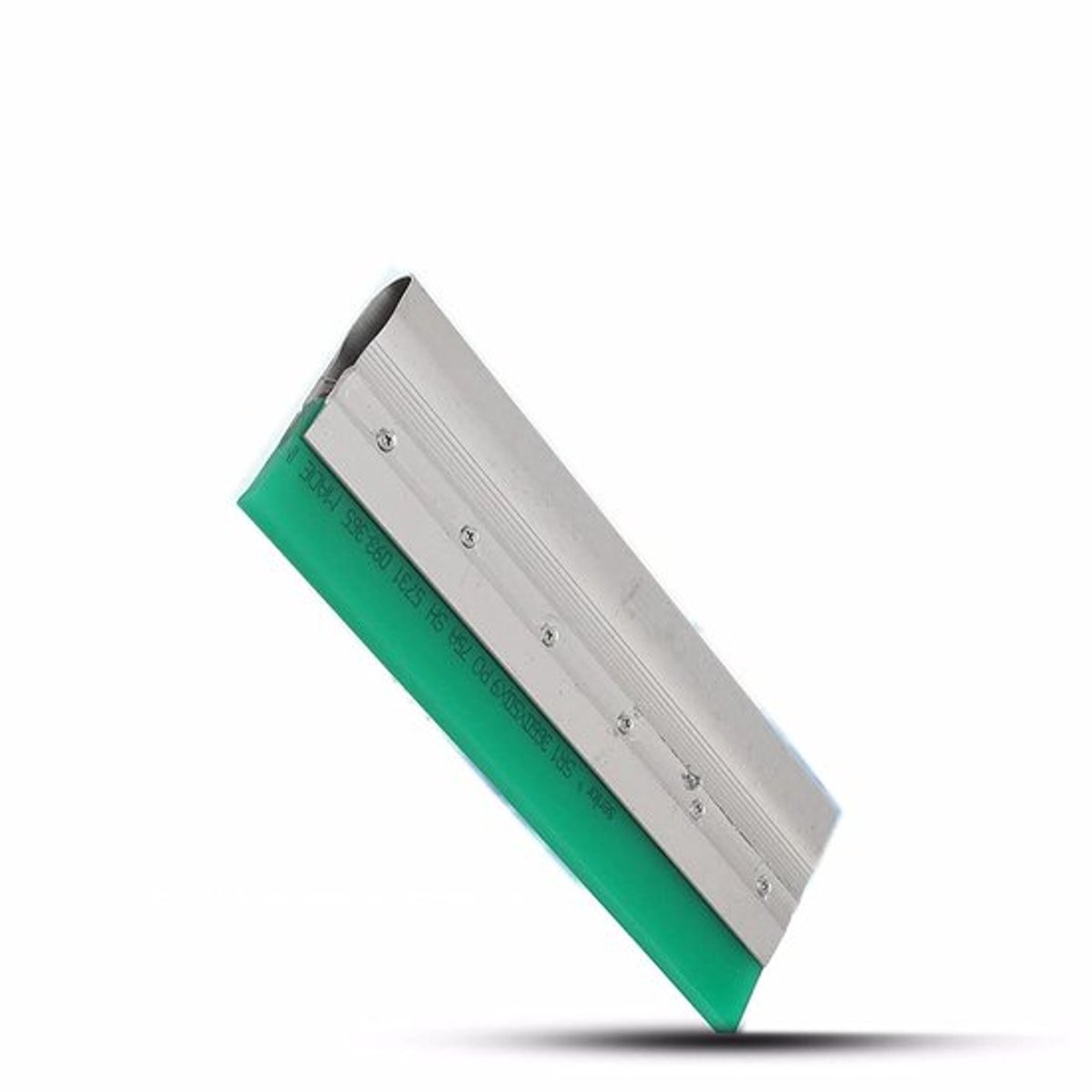 Zeefdrukschraper Aluminium - Ergonomische Handgreep - Rubber Lemmet - Slijt- en Oplosmiddelbestendig - Vierkant Gesneden Mes - Duurzaam Gebruik - Rakel