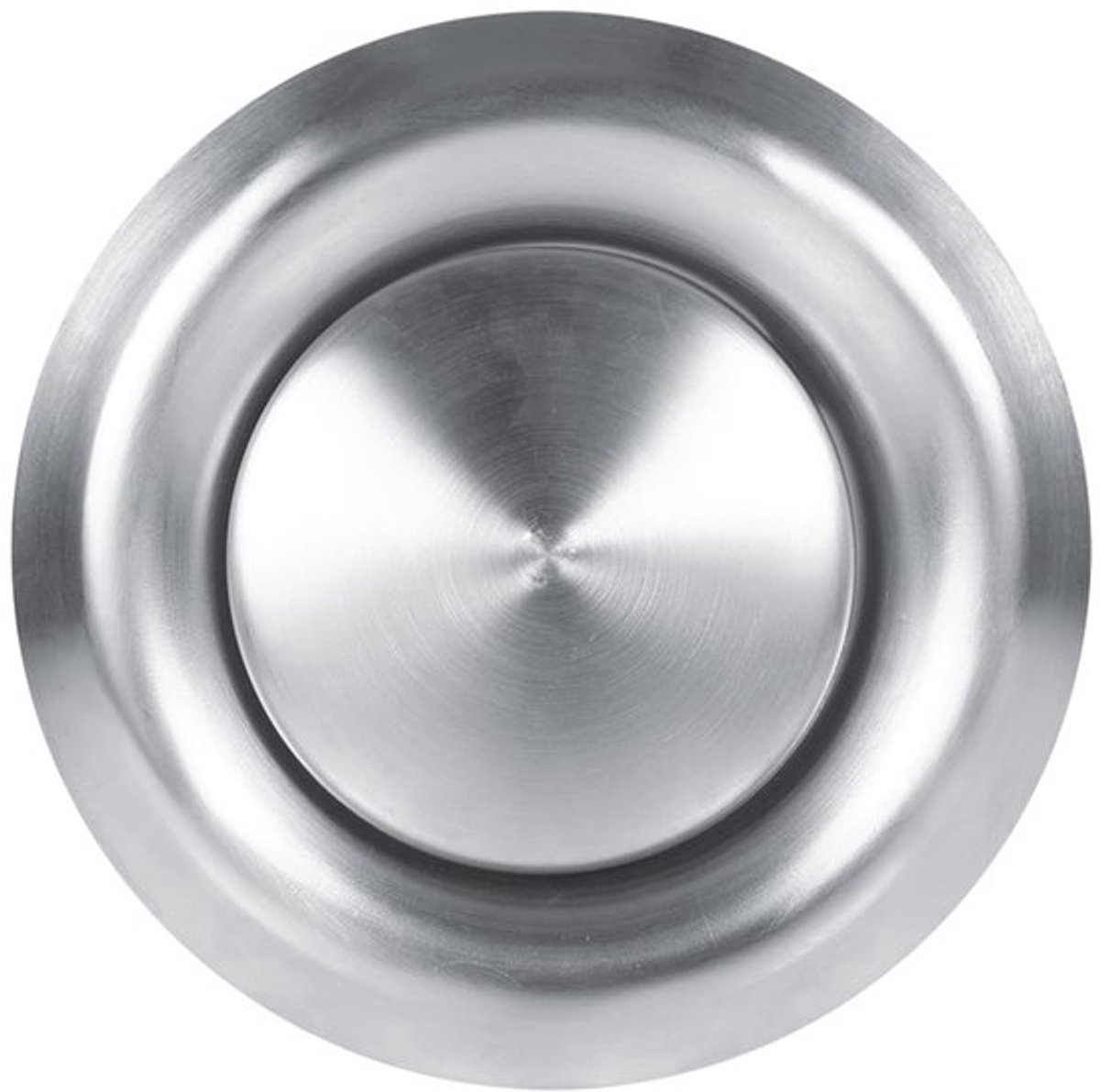 Ventilatiekanaalafdekking Roestvrij Staal - Luchtventiel - Verstelbaar - Afvoerlucht - Geluidsreductie - Diameter 140/165/190 mm