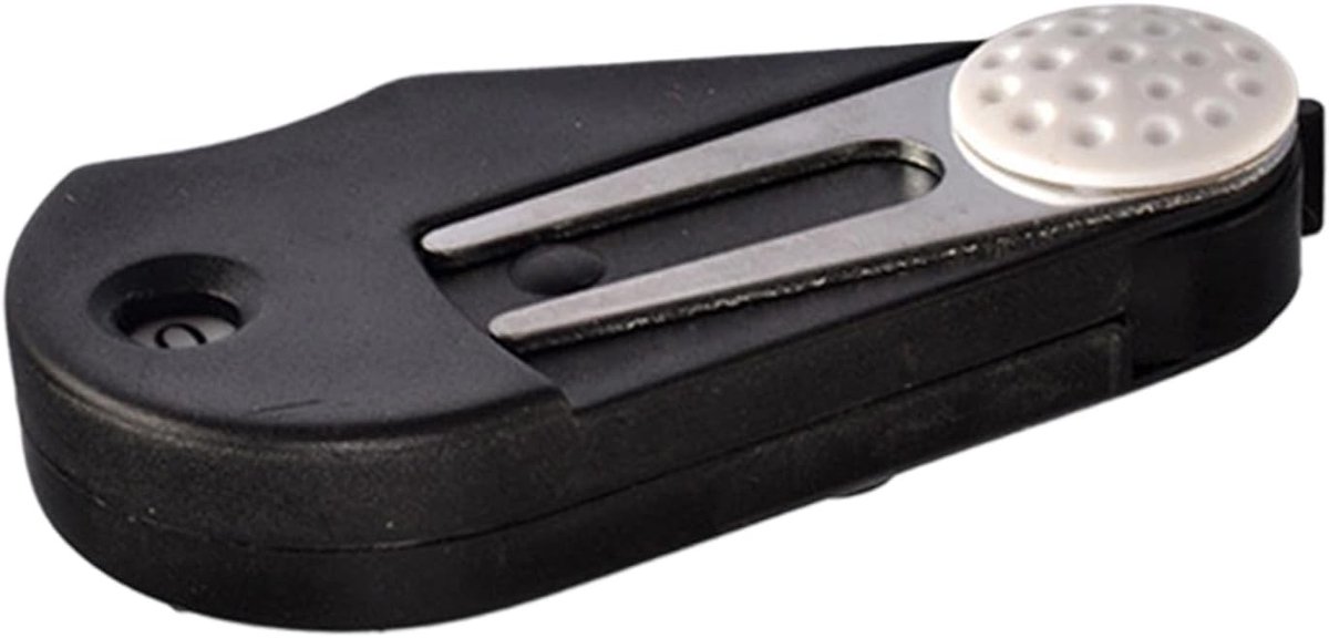 Multifunctionele 5-in-1 Vouwbare Golftool met Borstel, Divot Reparatie, Score Teller en Groefreiniger voor Golfaccessoires