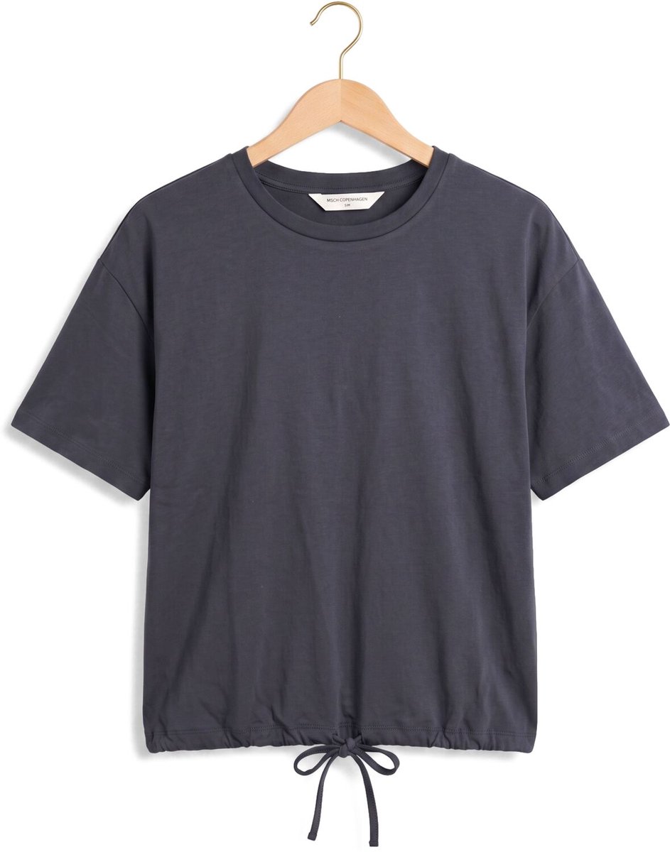 MSCH Copenhagen Mschdatte Tee Tops & T-shirts Dames - Shirt - Antraciet - Maat M/L