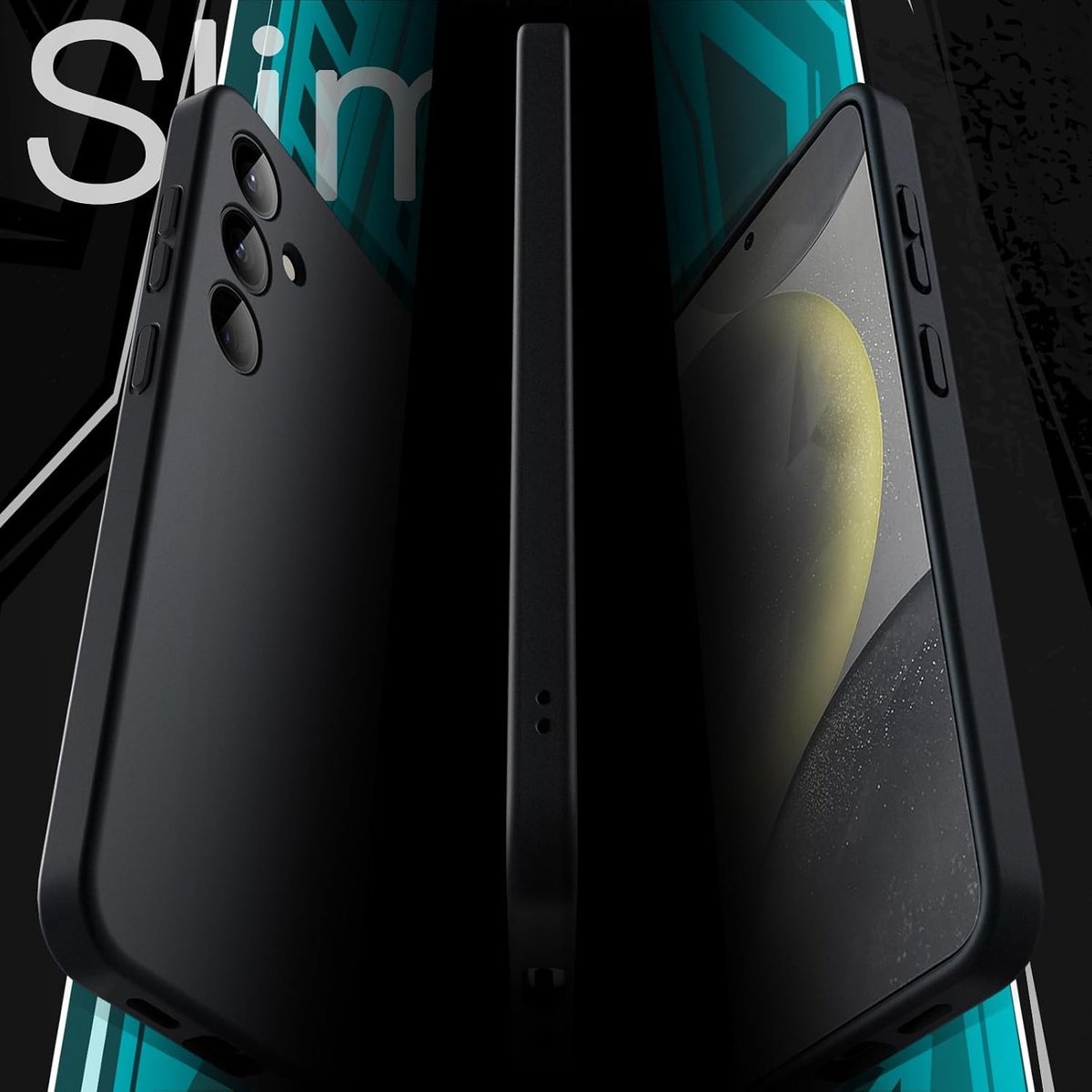 Slimme Beschermhoes voor Samsung Galaxy S24 - Camera Lens Bescherming, Zacht TPU Ontwerp, Schokbestendig en Matte Afwerking
