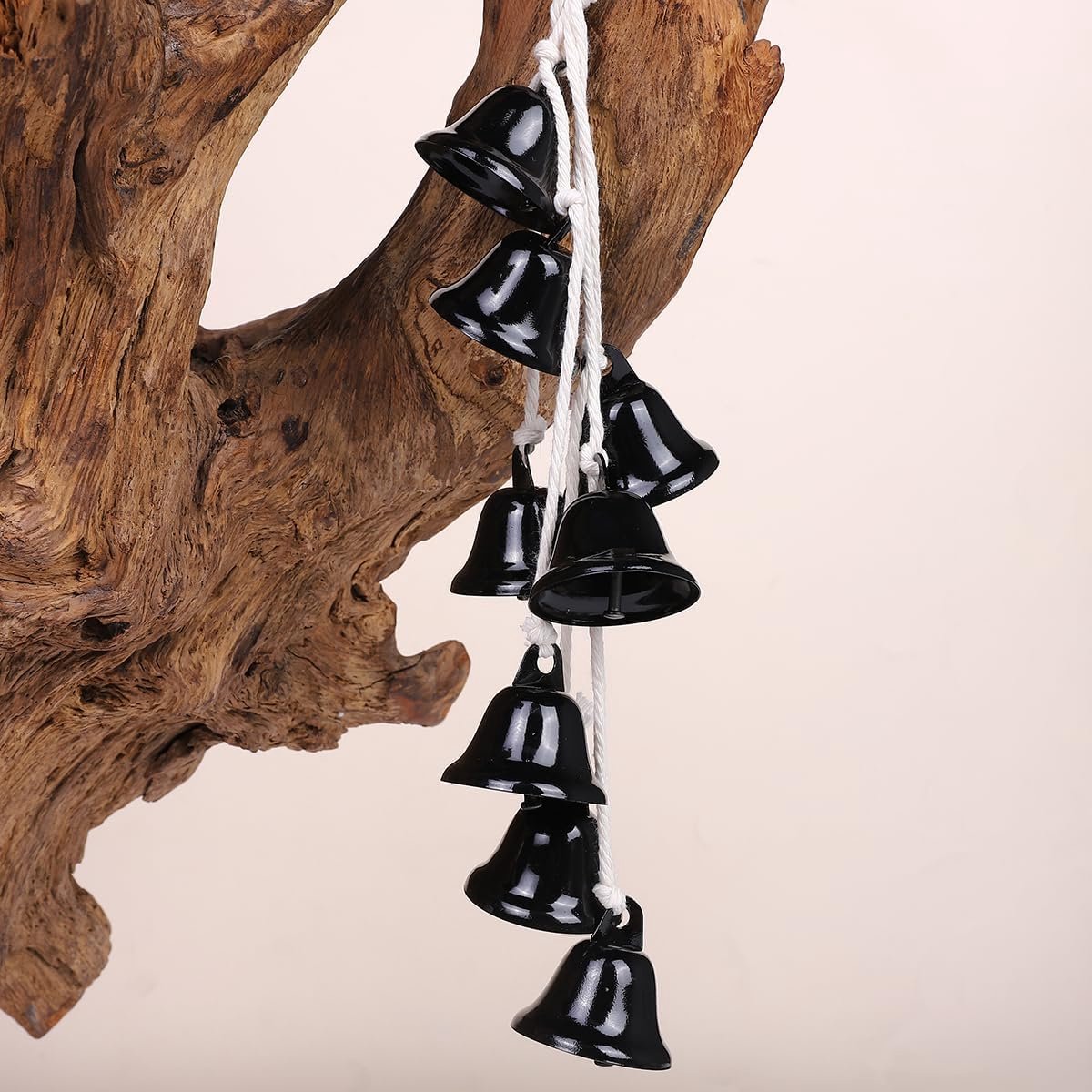 Witch Bells - Deurklokjes Hanger - Huis Beschermen - Handgemaakt Metaal - 2 stuks - Zwart
